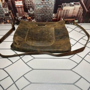 Vintage Brown Leather Men's Bag